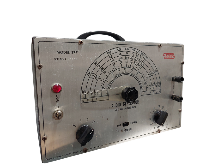 EICO Audio Generator Sine & Square Wave Model: 377  =