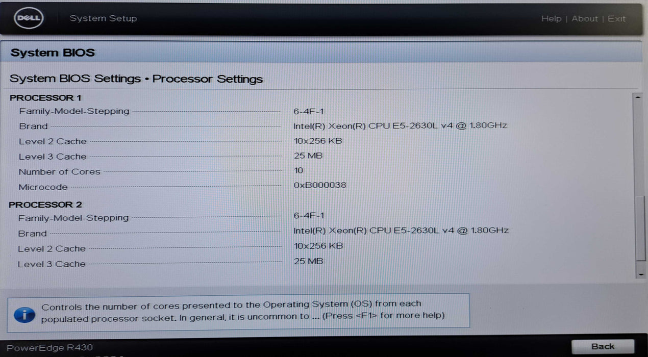 Dell PowerEdge R430 | 2x Xeon E5-2630L v4 @1.80GHz, 32GB DDR4, H730 Mini