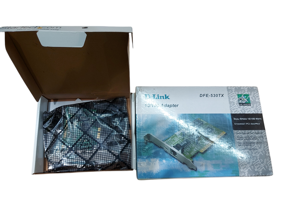 Lot 2x Assorted D-Link and Startech PCI
