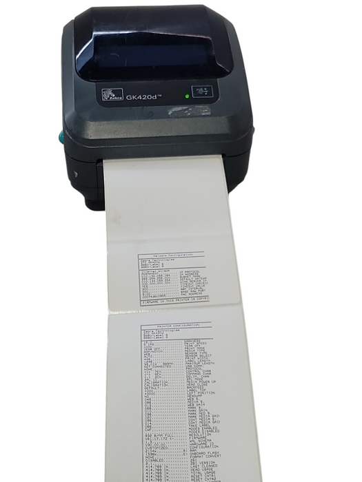 Zebra GK420d Thermal Label Printer GK42-202210-000, USB/Network Q_