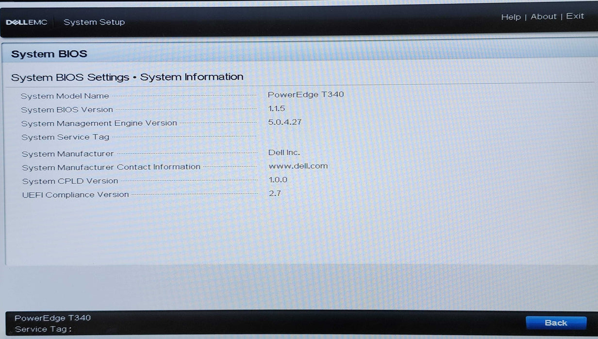 Dell PowerEdge T340 8x3.5", Xeon E-2124 3.30GHz, 48GB DDR4, H330, 4TB SAS