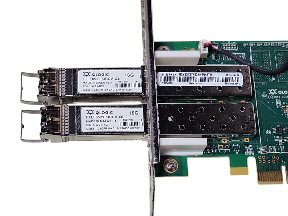 Lenovo QLE2662-LNVX 00Y3344 00Y3343 16G Dual-port HBA Fiber Network Card _