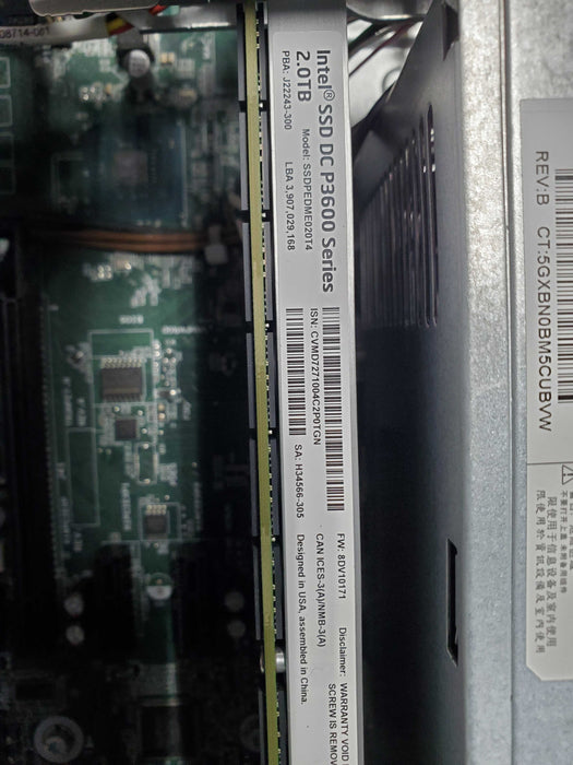 HP EliteDesk 800 G5 SFF PC i5-9500 16GB RAM INTEL 2TB SSD DC P3600 NO OS