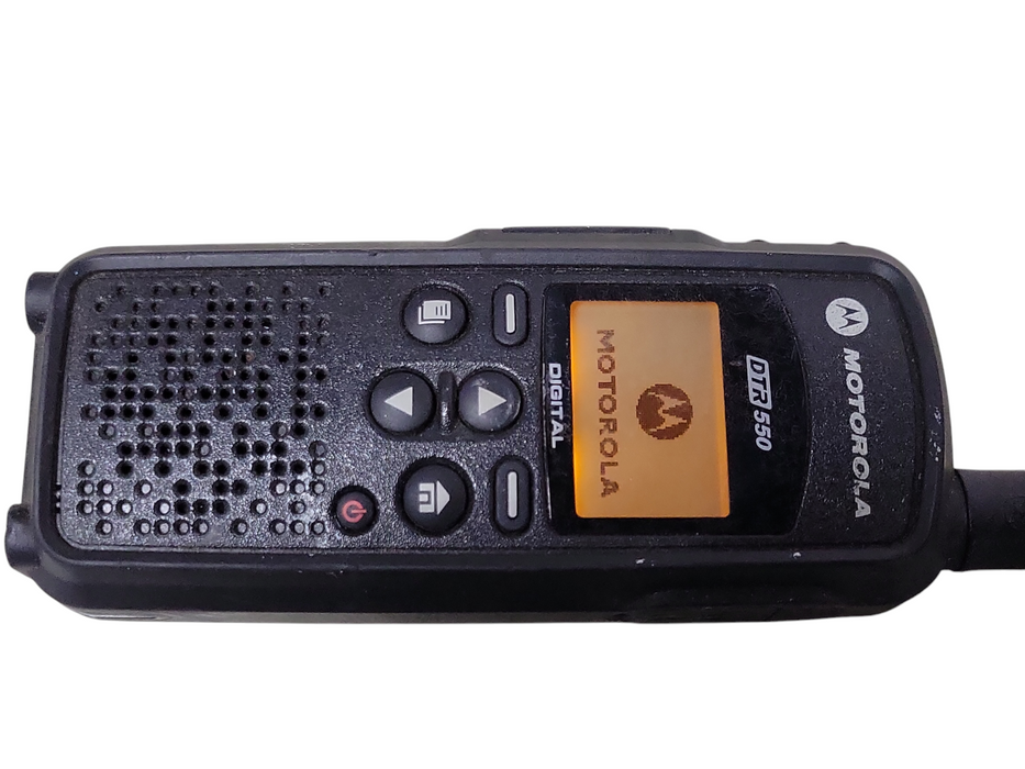 Motorola DTR550 Two-Way Digital Business Radio Walkie Talkie, READ _