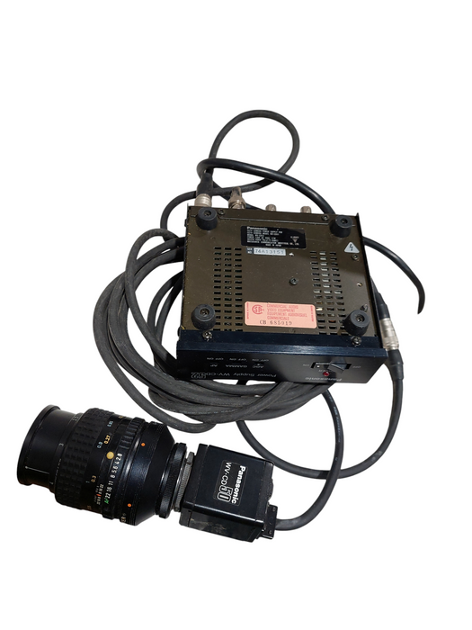 Panasonic WV-CD50 & Power Supply WV-CD52 with 15' Cable , Pentax KC Adapter =