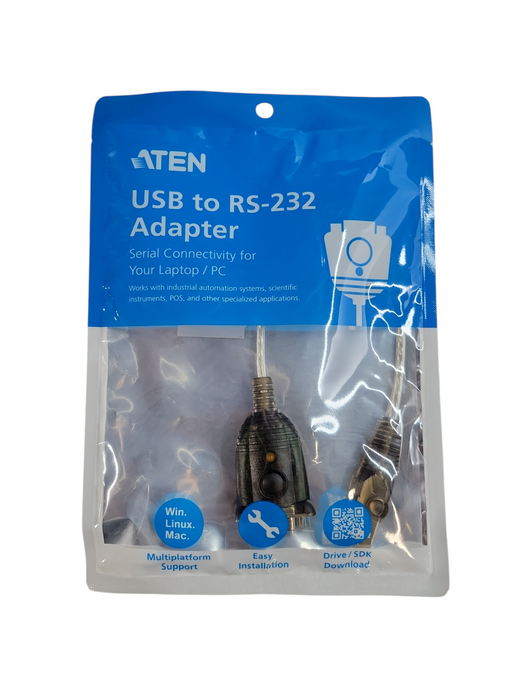 ATEN - USB TO RS-232 ADAPTER (NEW) Q%