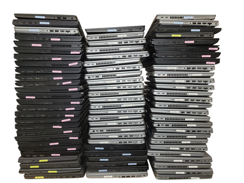 Lot 79x B/C-Grade Dell/Lenovo 10-11Gen Laptops (BCL8-18)