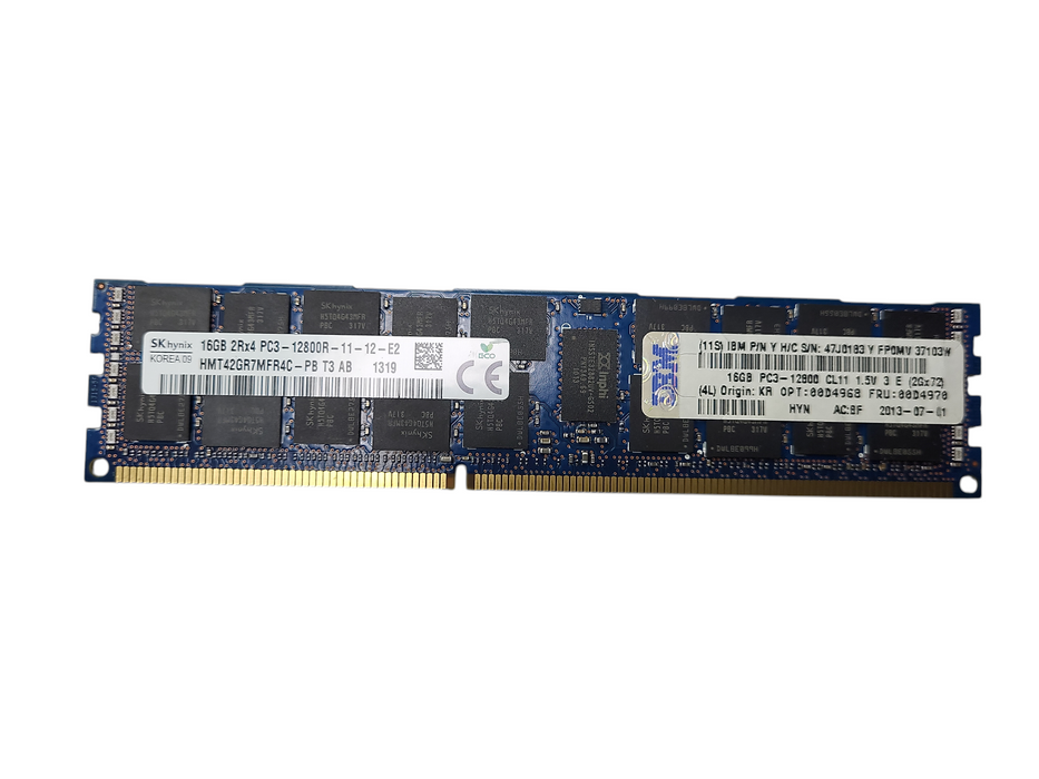 Assorted brands 16GB PC3-12800R Server Memory Q$