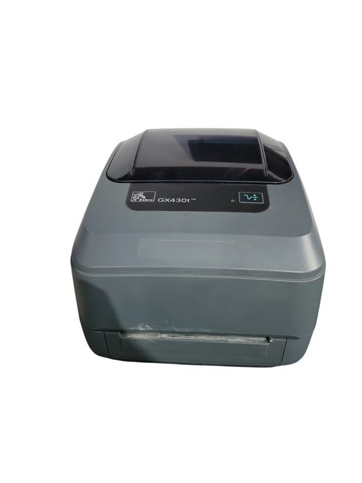 Zebra GX430T Thermal Transfer label Printer | GX43-102410-000 w/ AC  !