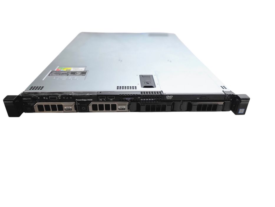 Dell PE R430 - 2x Xeon E5-2630 v4 32GB DDR4 NO HDD PERC H7630 Mini 2x550W %