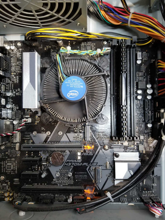 Custom Pc w/ Asus H370M Intel i7-8700 CPU 8GB RAM No HDD