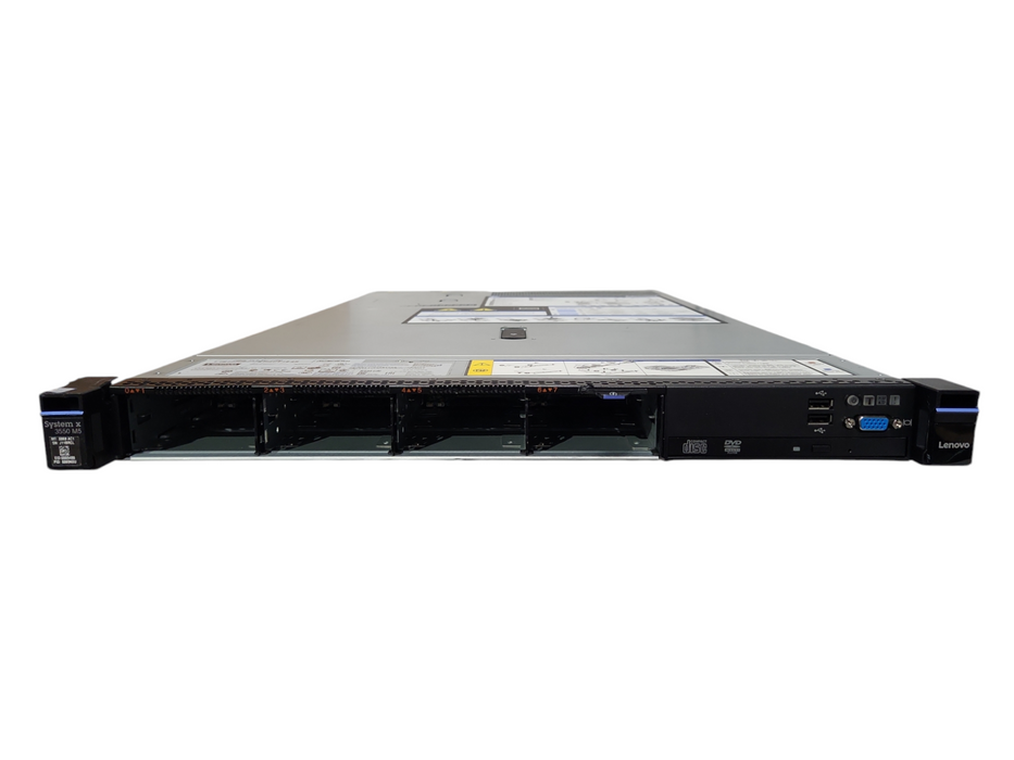 Lenovo x3550 M5 1U 8x 2.5", 2x Xeon E5-2620 v4 2.10GHz, 64GB DDR4, M1215