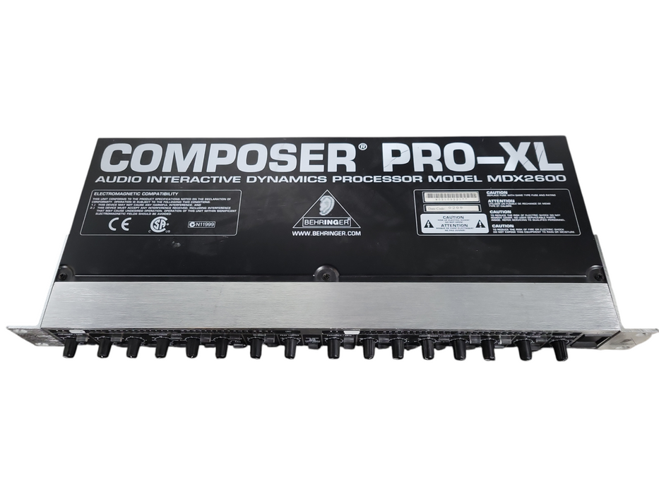 Behringer MDX2600 Composer Pro-XL Audio Processor READ !