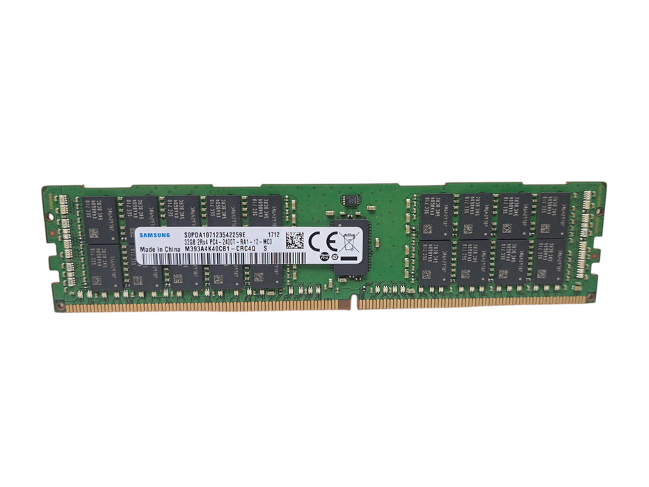 Samsung 32GB 2Rx4 PC4-2400T-RA1 | DDR4 Server Memory M393A4K40CB1-CRC4Q Q)