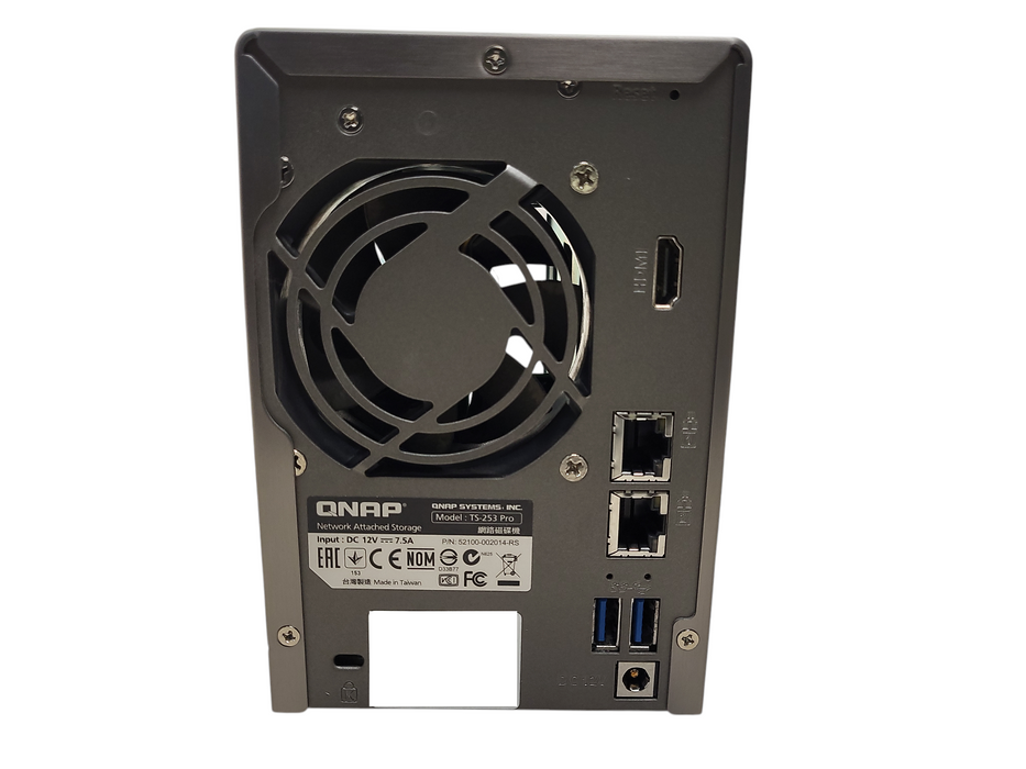 QNAP TS-253 Pro | 2-Bay Network Attached Storage | No HDDs No Caddies READ $
