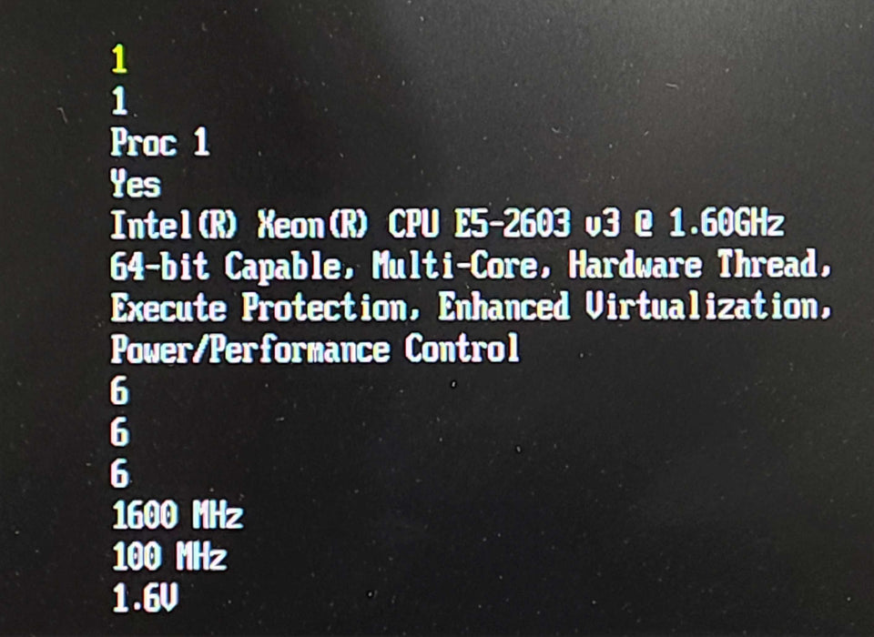HP ProLiant DL380 Gen9 - Xeon E5-2603 v3, 32GB DDR4, B140i, 1x 550W PSU