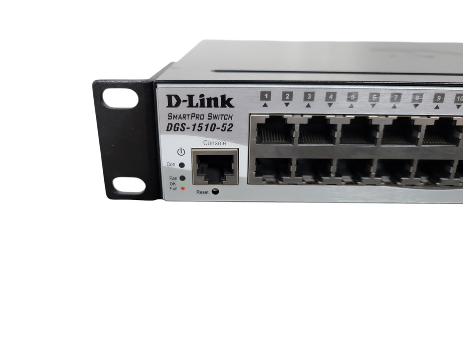D-Link DGS-1510-52 48 Port Rack Mountable Ethernet Switch !