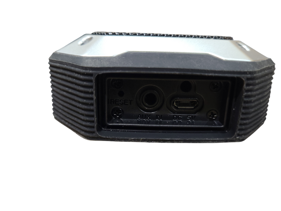 Boulder 7199-85 Portable Wireless Bluetooth Outdoor Speaker- Silver & Black