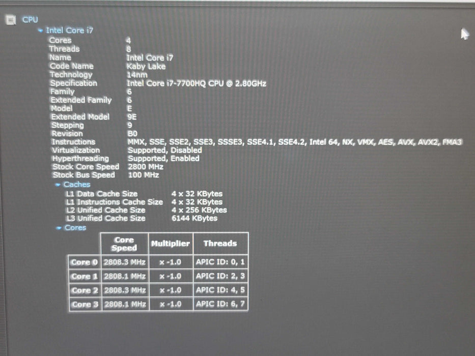 MSI Phantom Pro GS43VR i7-7700HQ 16GB DDR4 GTX 1060 256GB SSD NO ADAPTER β Lap200
