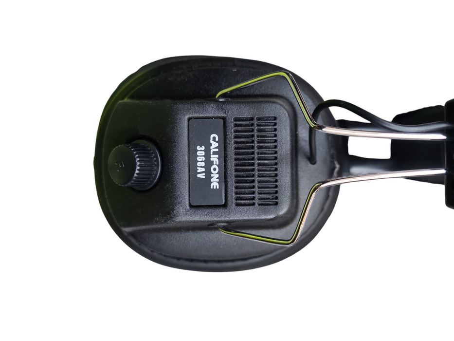 Califone 3068AV Noise reducing Mono Headphone with 3.5 mm Plug & Adapter