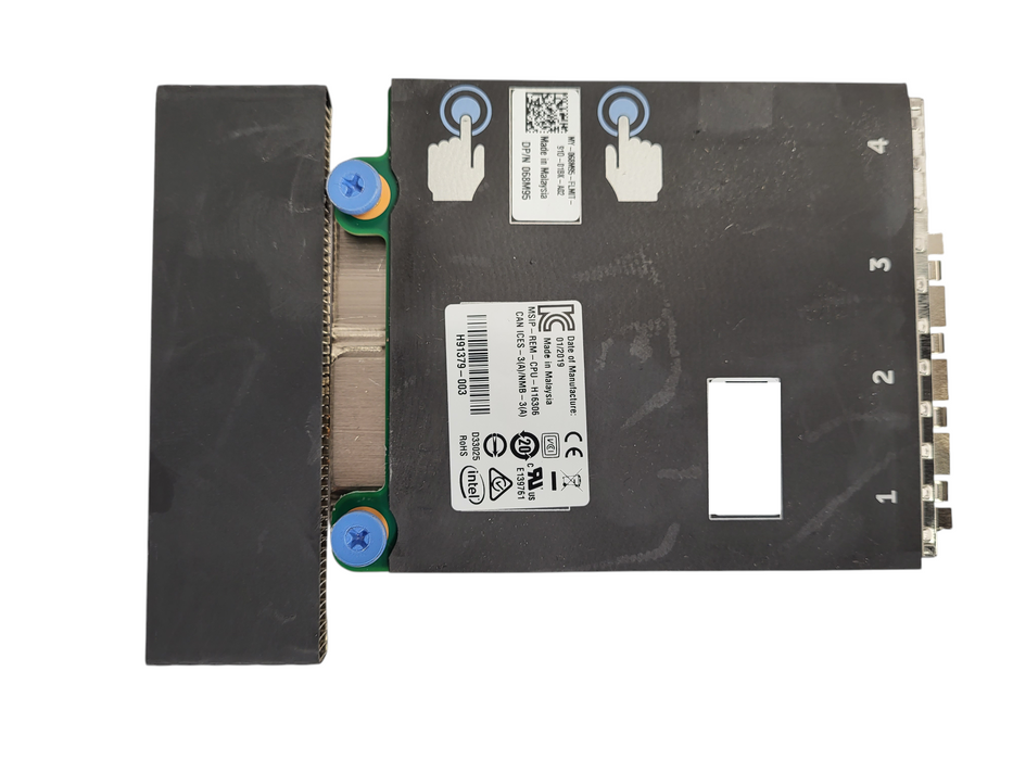 Dell Intel X710 Quad-Port SFP+ Network Daughter Card Dell P/N: 068M95 $