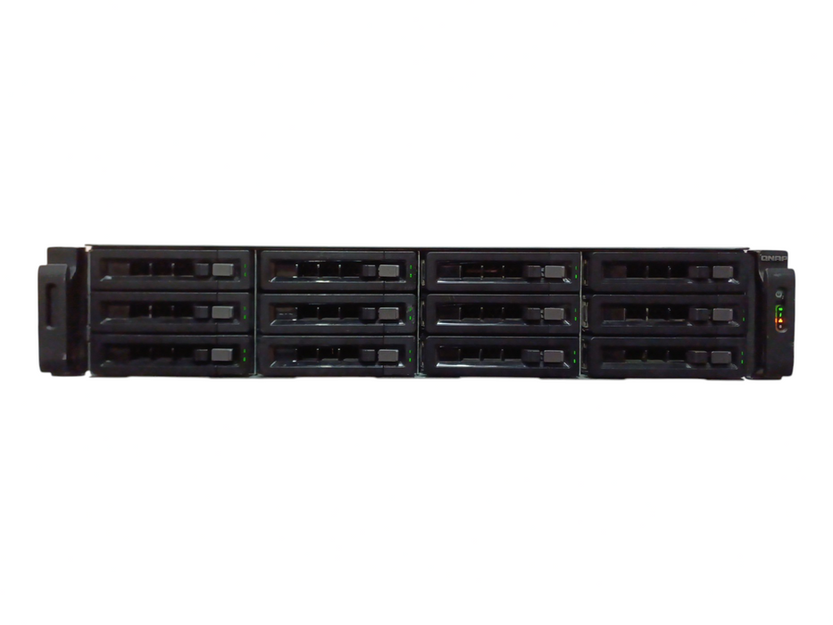 QNAP TVS-EC1280U-SAS-RP 12 Bay NAS, 6x1TB & 6x2TB 2.5" HDD & 2x 128GB mSATA
