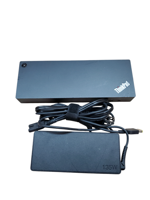 Lenovo DK1841 40AN ThinkPad Thunderbolt 3 Dock Gen2 W/ Adapter