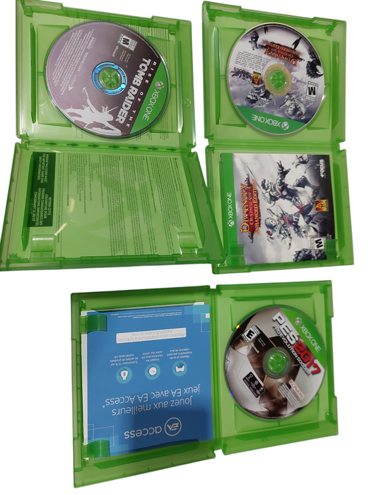 4 Video Games Bundle 3 Xbox One , 1 PS4  =