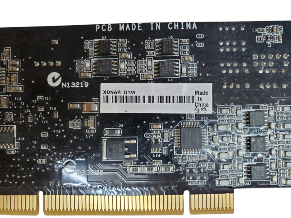 ASUS XONAR D1/A PCI 7.1 Sound Card
