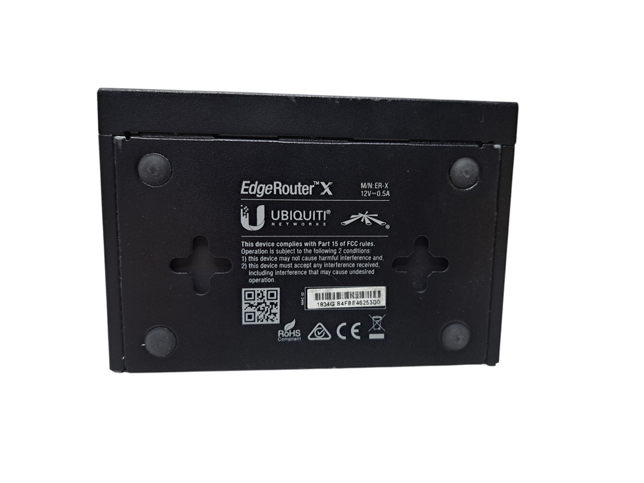 Ubiquiti Networks ER-X EdgeRouter X 5-Port Gigabit Wired Router | No AC )