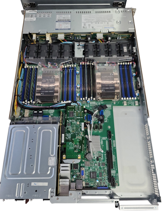 Supermicro X11DPU-G6-NI22 - 2x Xeon Gold 5120 64GB DDR4, NO HDD 2x PSU, SEE _