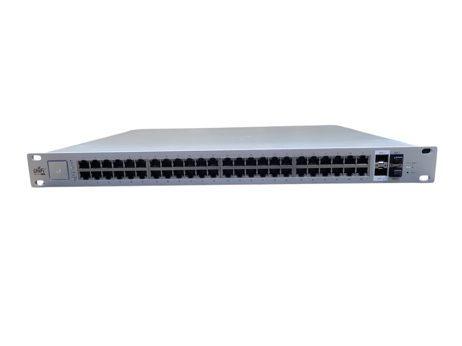 UniFi 48 Port w/Smart PoE US-48-750W Gigabit Ethernet Switch Ubiquiti *READ !