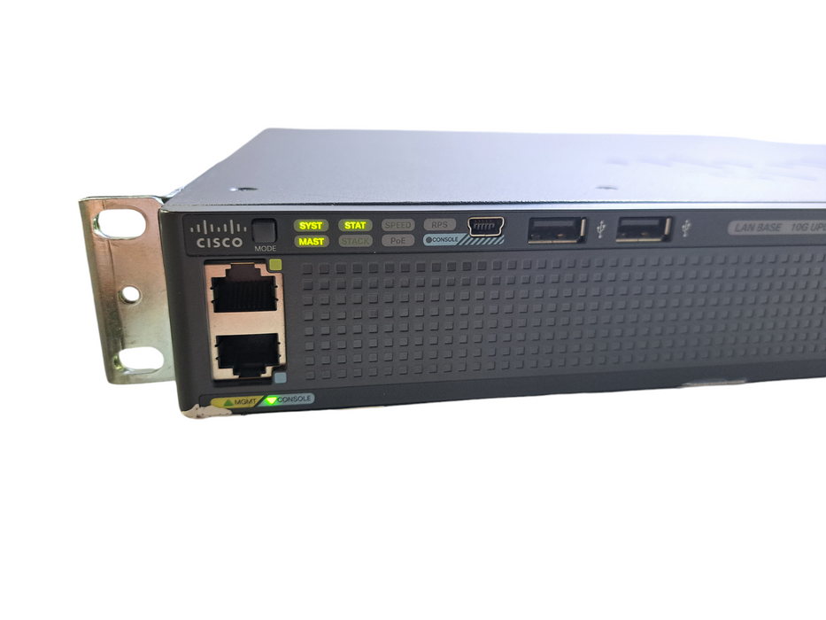 Cisco WS-C2960X-24PD-L V07 | 24 Port Gigabit PoE+ 370W Switch | 2x 10G SFP+