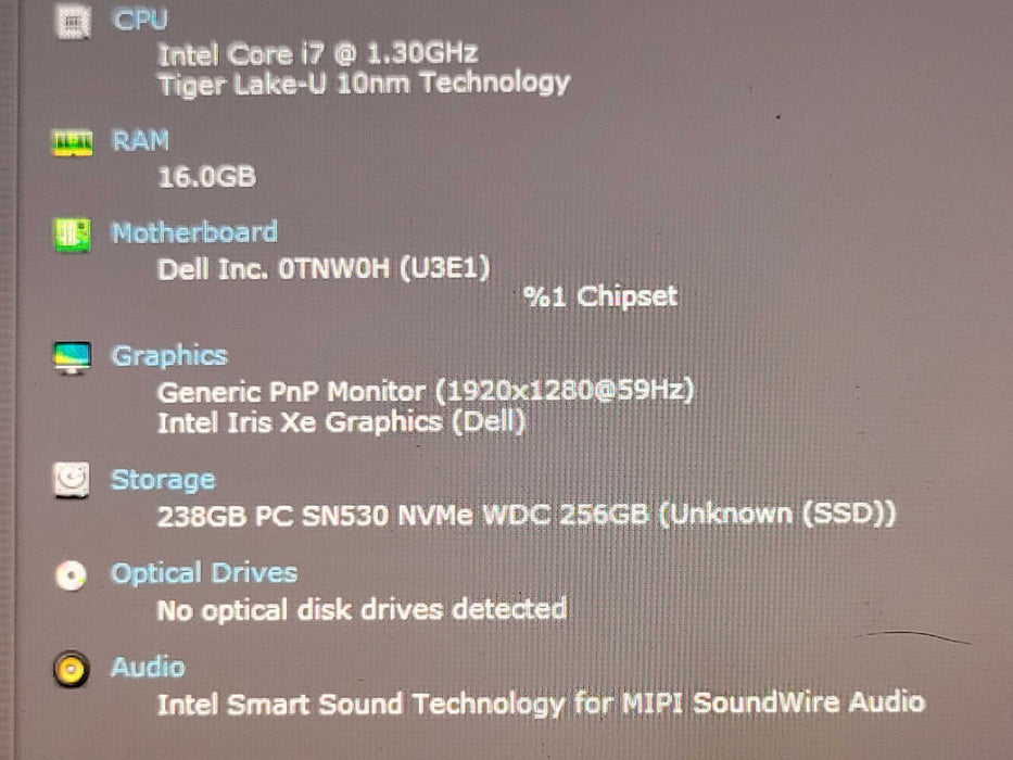 Dell Latitude 7320 Detachable, Core i7-1180G7 1.30GHz, 16GB RAM 256GB SSD _ Lap200