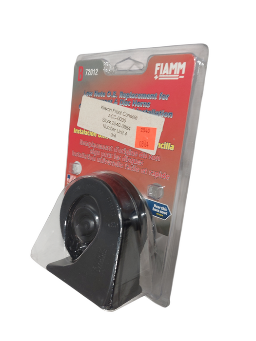 Car Horn Replacement Fiamm B72012 Low Note Horn Q=