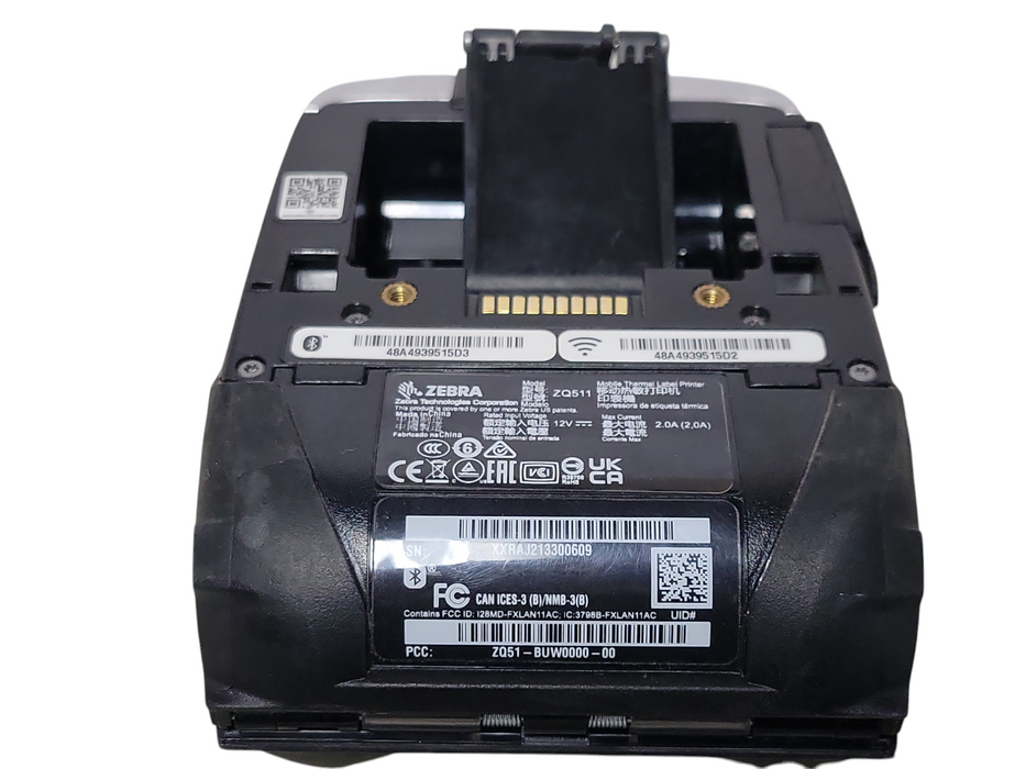 Zebra ZQ511 Mobile Bluetooth Wi-Fi Thermal Printer, ZQ51-BUW0000-00 Q_