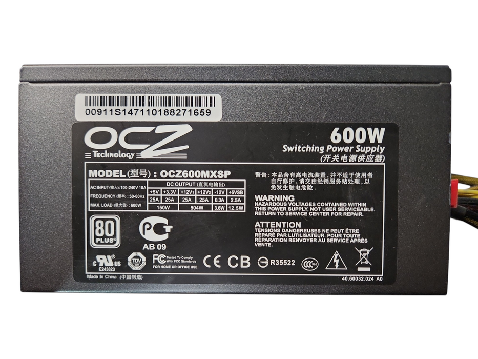 OCZ MOD XSTREAM-PRO power Supply 600W, OCZ600MXSP