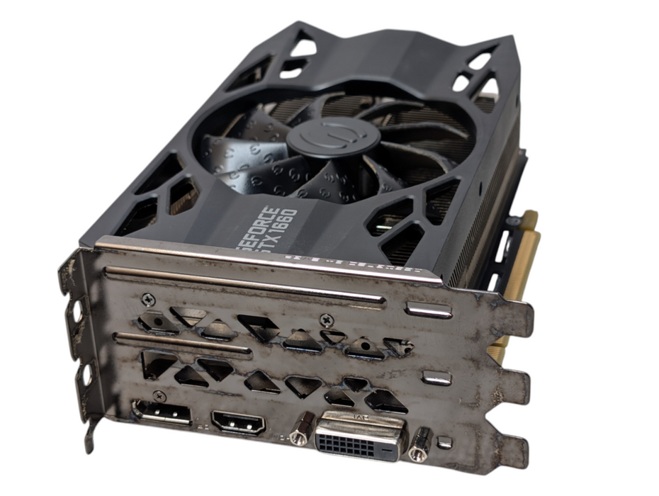EVGA NVIDIA GeForce GTX 1660 6GB GPU 06G-P4-1161-KR Q-