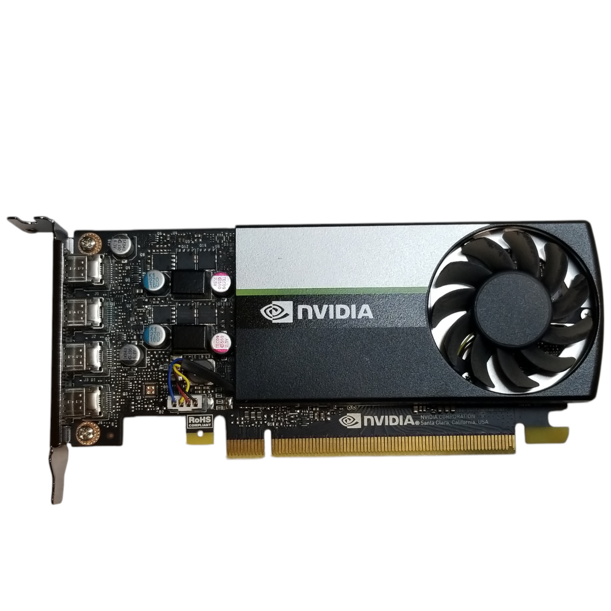 Nvidia Quadro T1000 4GB mini DPx4 Graphics Card -Low Profile