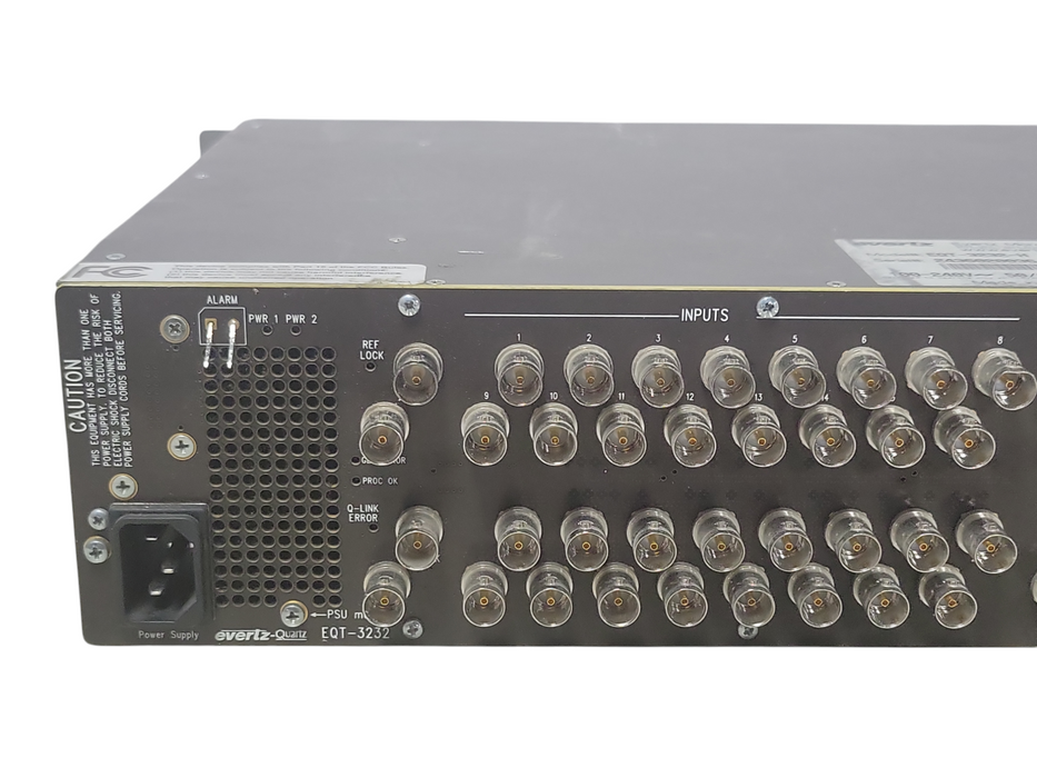 Evertz Microsystems EQT Series EQT-3232-H EQT-32x32, READ _