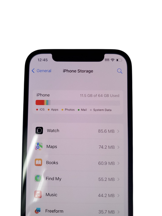 Apple iPhone 12 - 64GB - Black [A2402 | Read]
