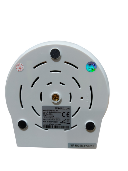 Foscam White FI9816P HD 1280x720p Wireless Pan/Tilt IP Camera In Box