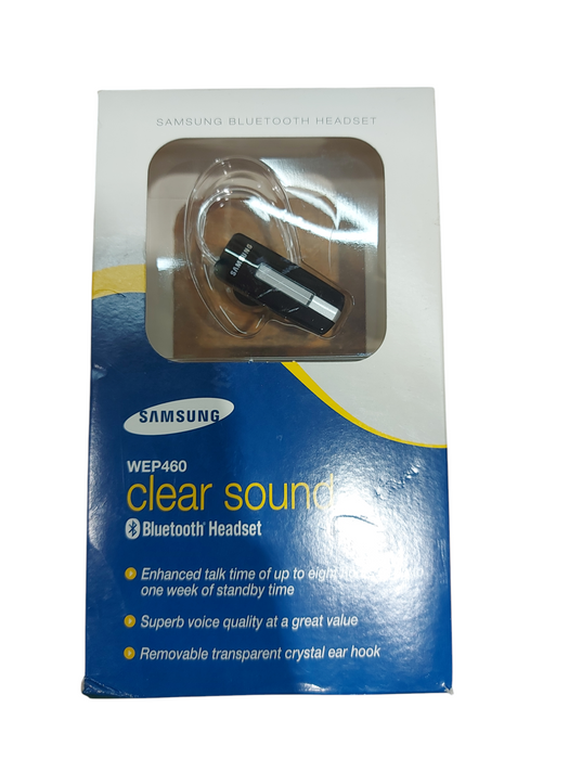 Samsung WEP460 Bluetooth Headset Clear Sound w/ charging