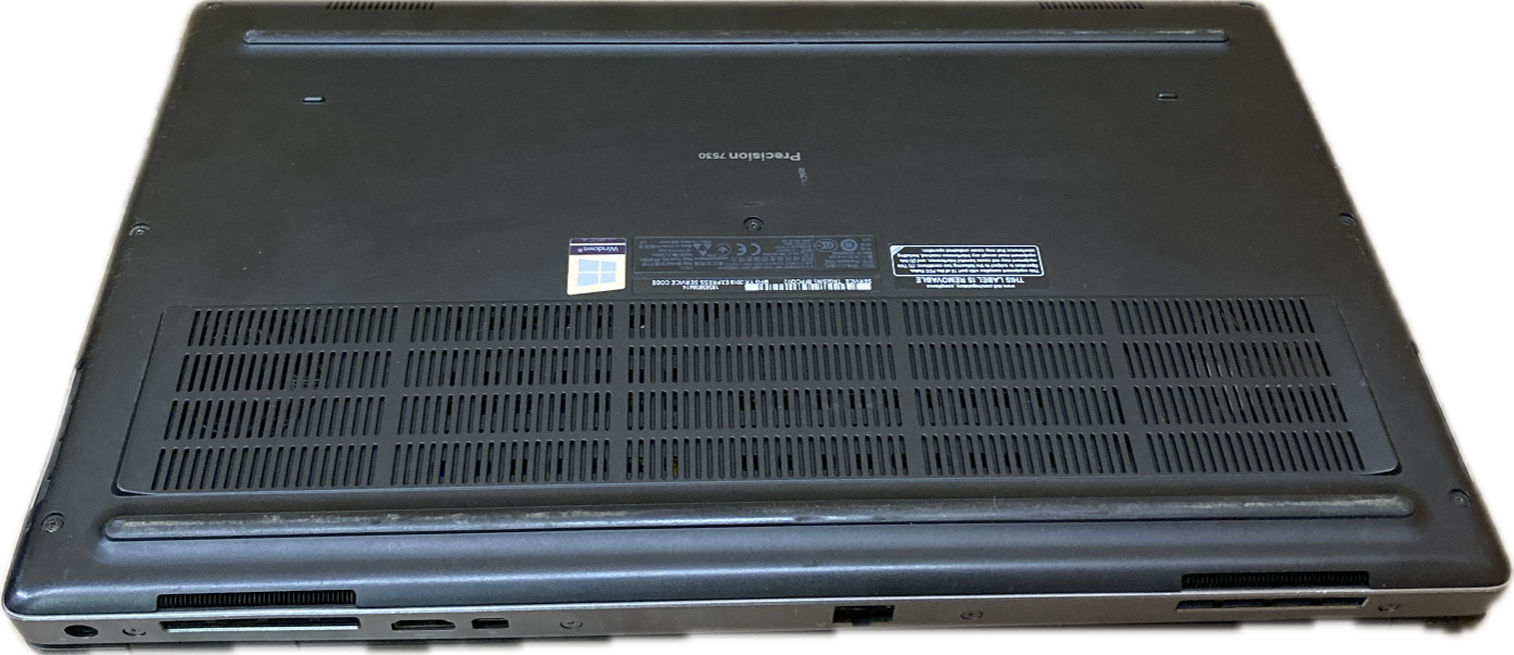 Dell Precision 7530 i7-8850H QUADRO P2000 4GB GPU 32GB RAM 256GB SSD READ!  Lap200