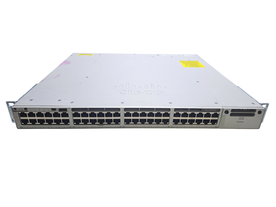 Cisco C9300-48P-E V02 | 48-Port Gigabit PoE+ Switch w/ 1x PWR-C1-715WAC )