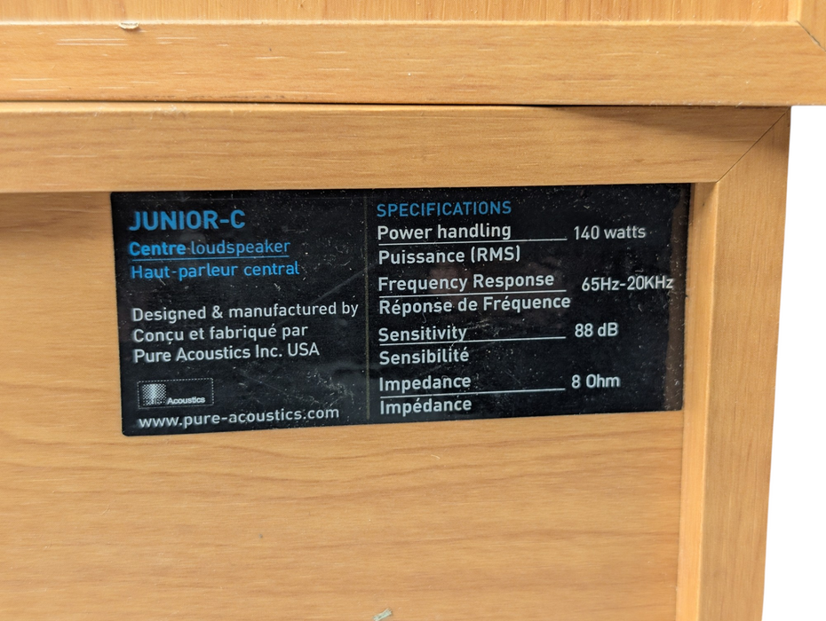 Pure Acoustics Junior Home Thither Speakers  -