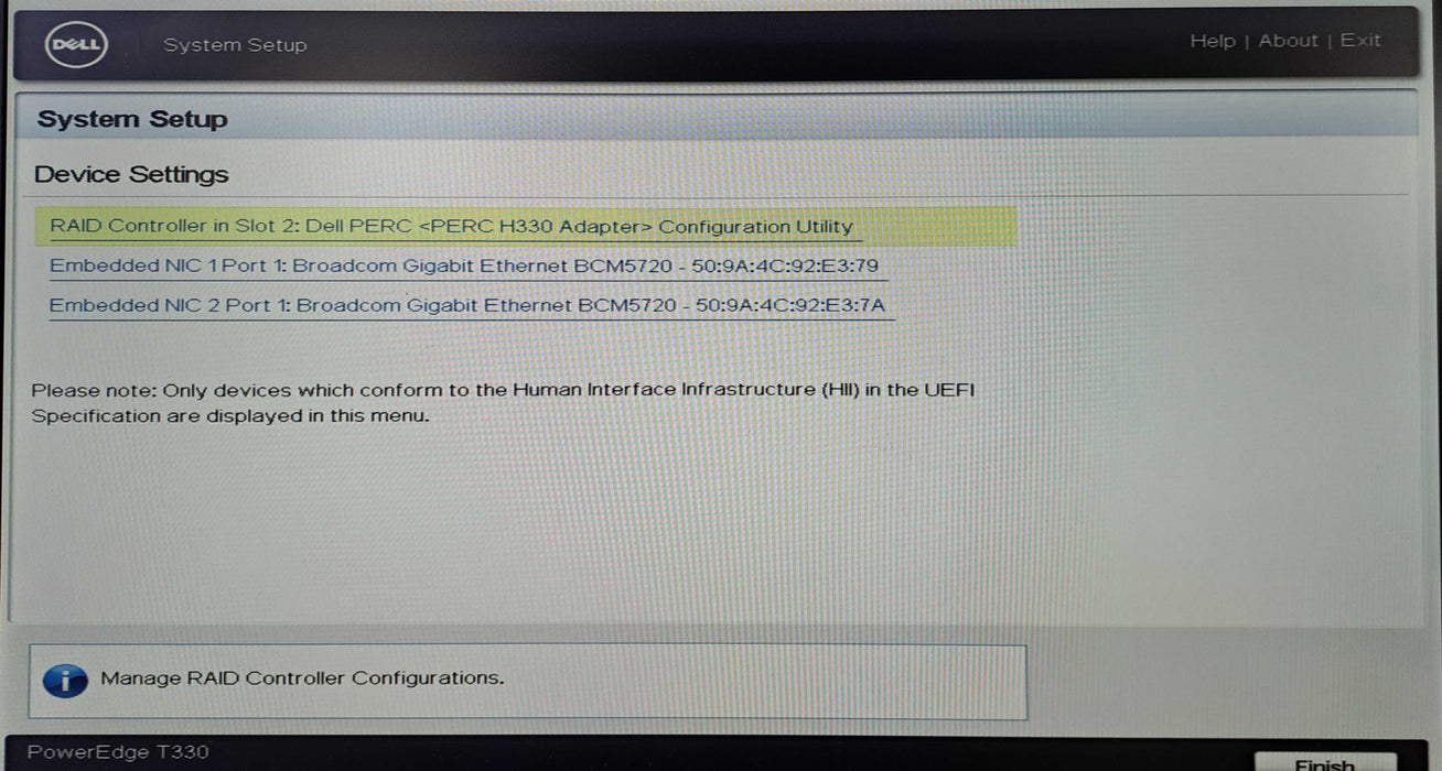 Dell PowerEdge T330 8x 3.5"| Xeon E3-1225 V6, 16GB DDR4, PERC H330, 2x 495W )