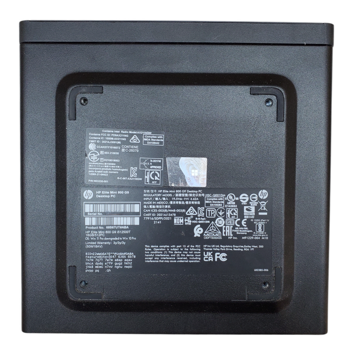 HP Elite Mini 800 G9, Core i5-12500T, 16GB DDR5, 256GB SSD