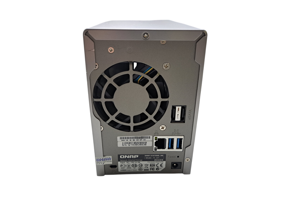 QNAP TS-221 | 2-Bay Network Attached Storage NAS w/ 2x 2TB HDD's