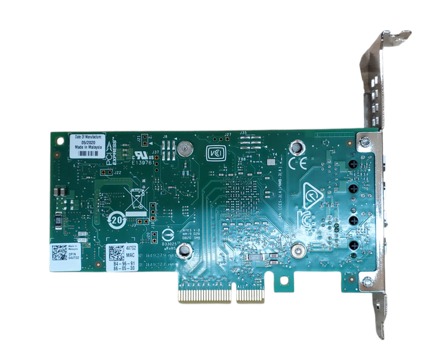 Dell Intel X550-T2 Dual Port 10Gb Ethernet Network Adapter - 04V7G2